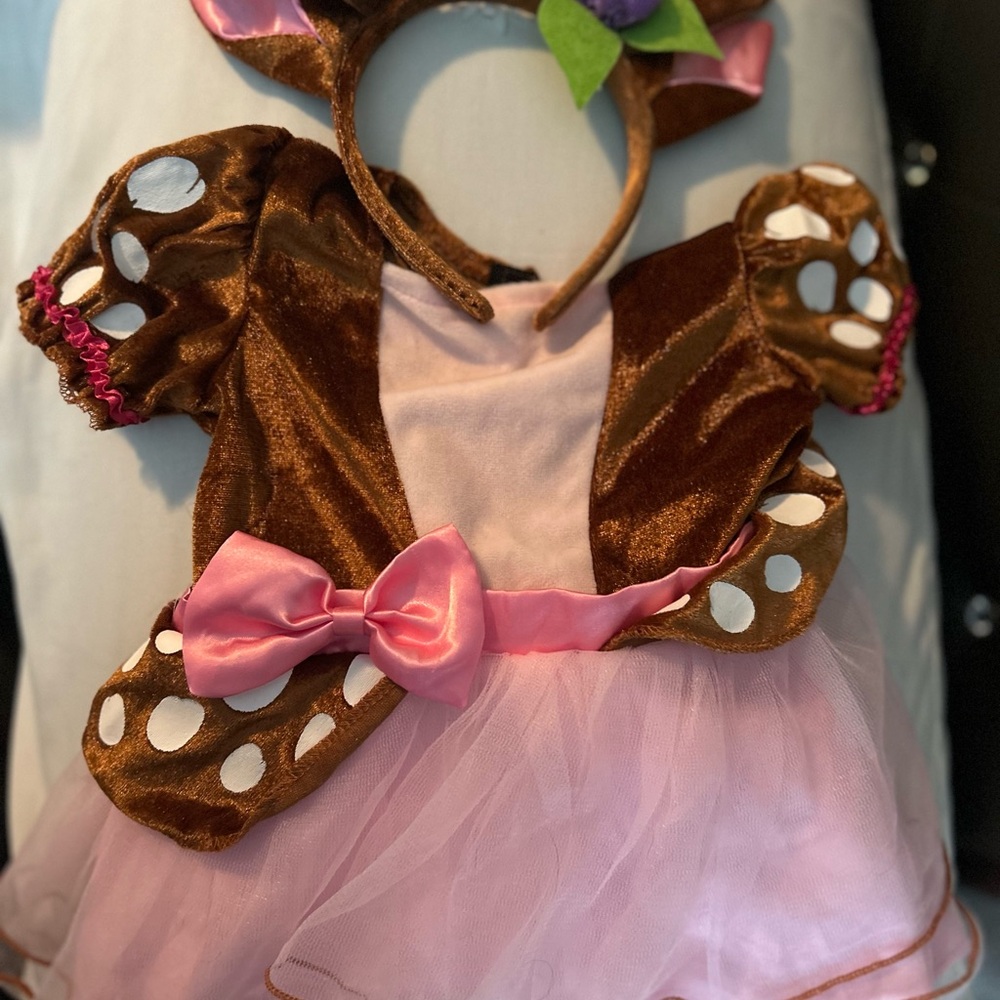 Adorable Pink and Brown TODDLER Deer Costume